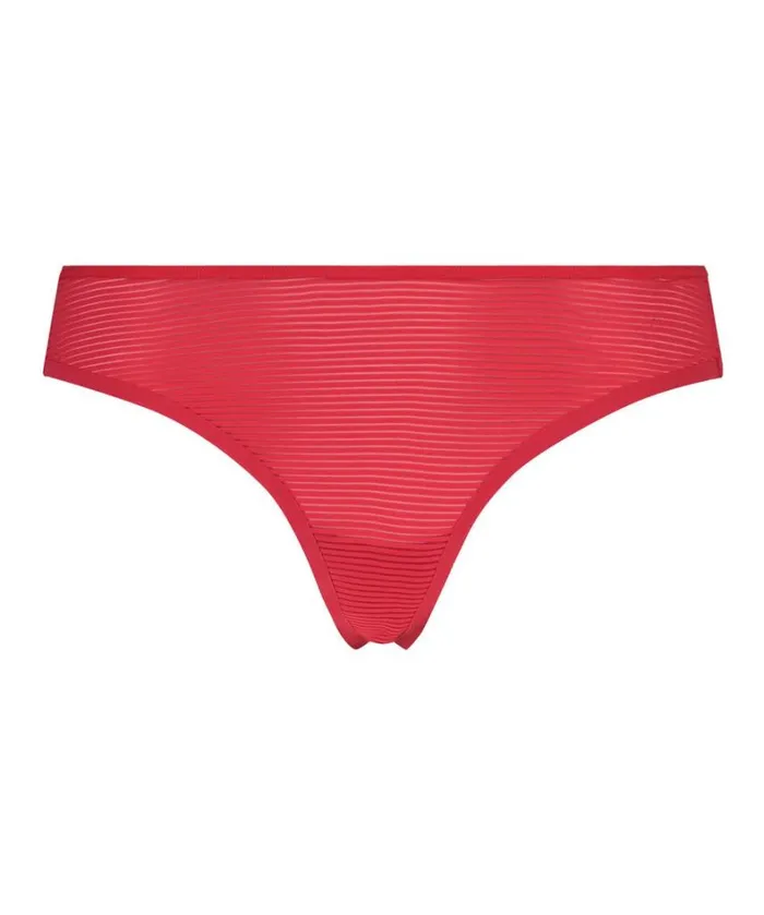 Hunkemller Invisible Thong Stripe Mesh 8211 Red 8211 Women Hunkemller Invisible Thong Stripe Mesh 8211 Red 8211 Women