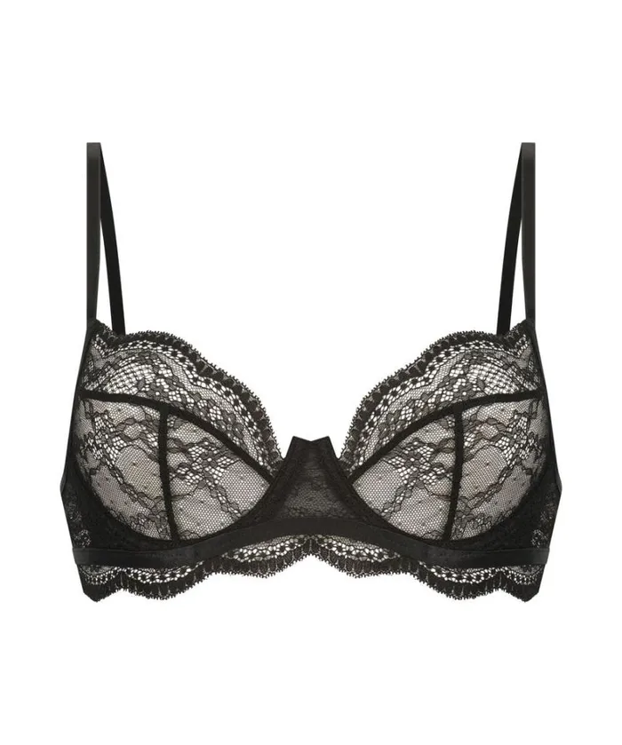 Hunkemller Isabelle Nonpadded Underwired Bra 8211 Black Black 8211 Women Hunkemller Isabelle Nonpadded Underwired Bra 8211 Black Black 8211 Women