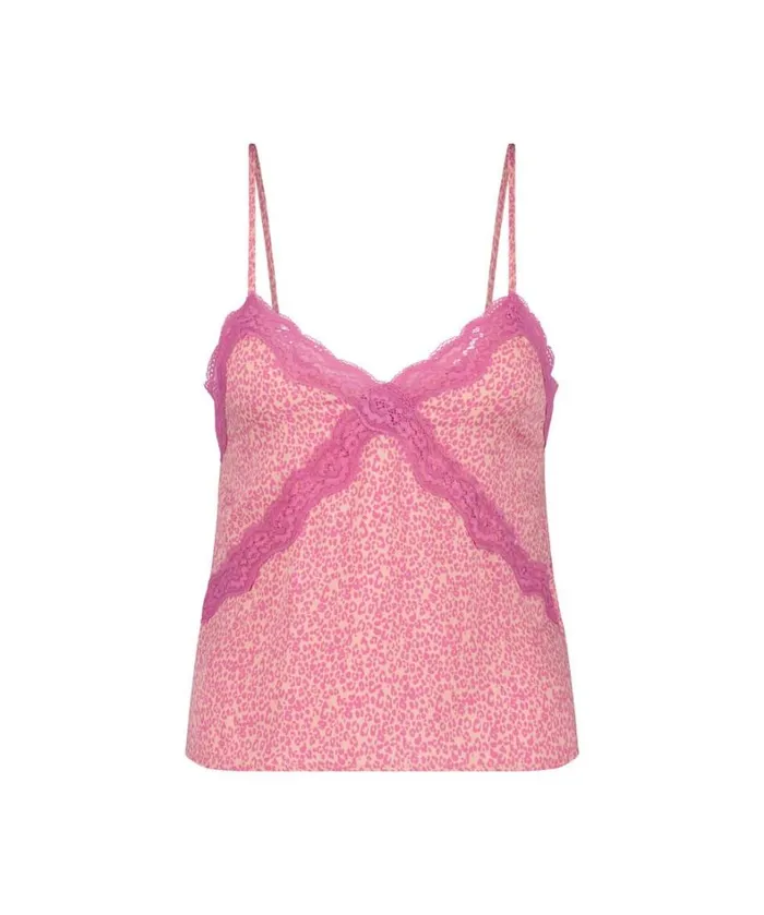 Hunkemller Lace Buttons Top 8211 Pink Pink 8211 Women Hunkemller Lace Buttons Top 8211 Pink Pink 8211 Women
