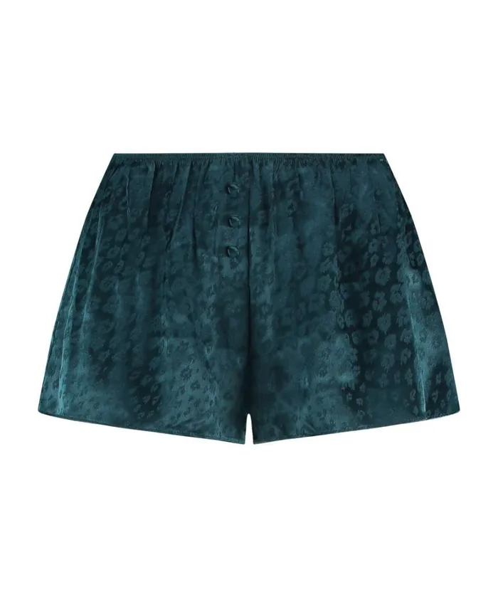 Hunkemller Leopard Shorts 8211 Blue Blue 8211 Women Hunkemller Leopard Shorts 8211 Blue Blue 8211 Women