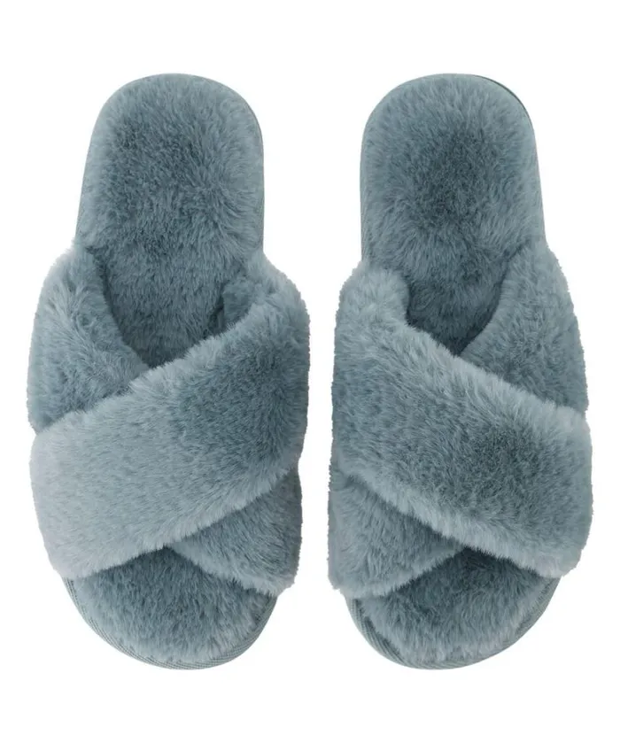 Hunkemller Lia Slippers 8211 Blue Blue 8211 Women Hunkemller Lia Slippers 8211 Blue Blue 8211 Women