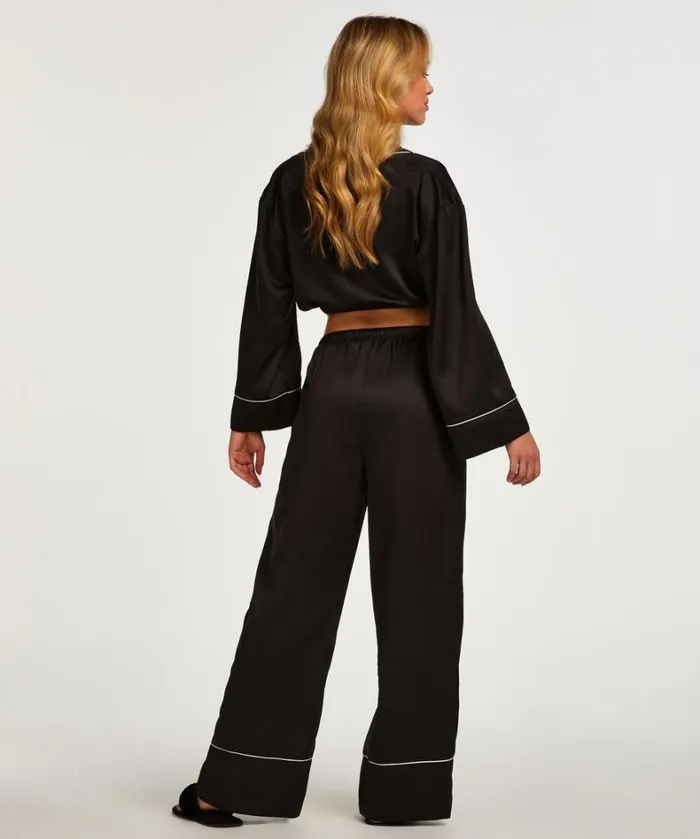 Hunkemller Long Sleeve Cropped Jacket 8211 Black Black 8211 Women Hunkemller Long Sleeve Cropped Jacket 8211 Black Black 8211 Women