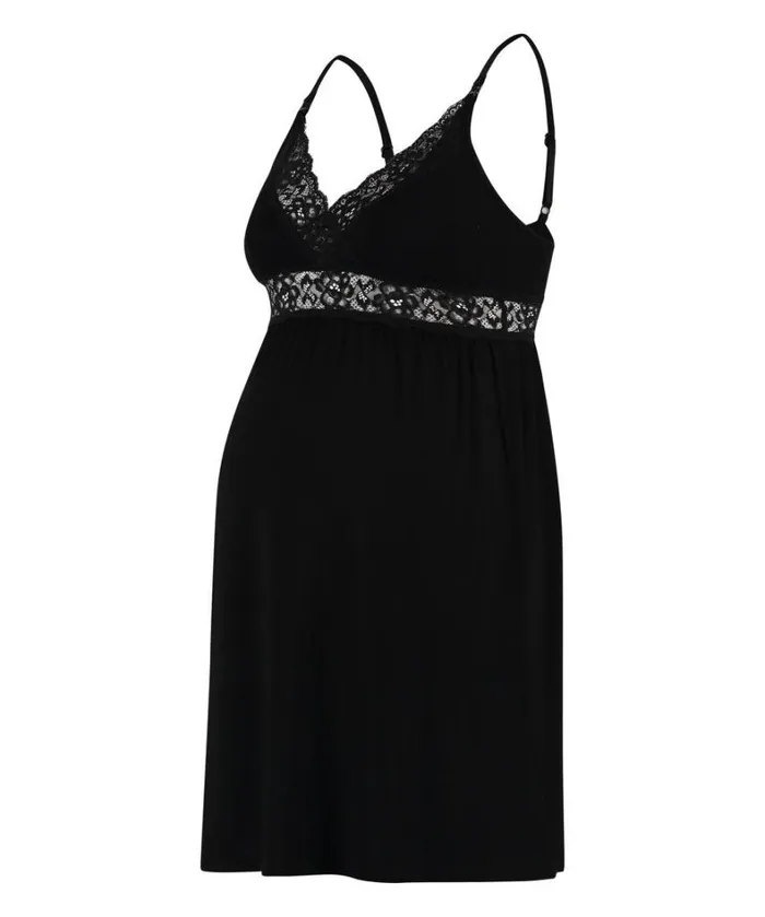 Hunkemller Maternity Lace Slip Dress 8211 Black Black 8211 Women Hunkemller Maternity Lace Slip Dress 8211 Black Black 8211 Women