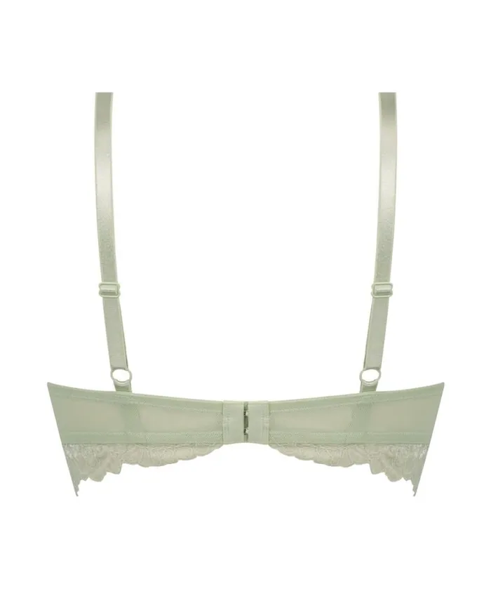 Hunkemller Meghan Padded NonWired Bra 8211 Green Green 8211 Women Hunkemller Meghan Padded NonWired Bra 8211 Green Green 8211 Women