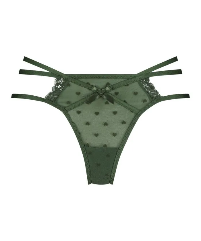 Hunkemller Melda Thong 8211 Green Green 8211 Women Hunkemller Melda Thong 8211 Green Green 8211 Women