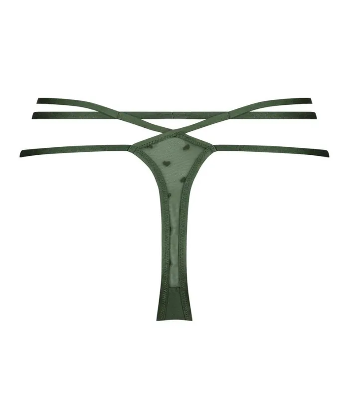 Hunkemller Melda Thong 8211 Green Green 8211 Women Hunkemller Melda Thong 8211 Green Green 8211 Women
