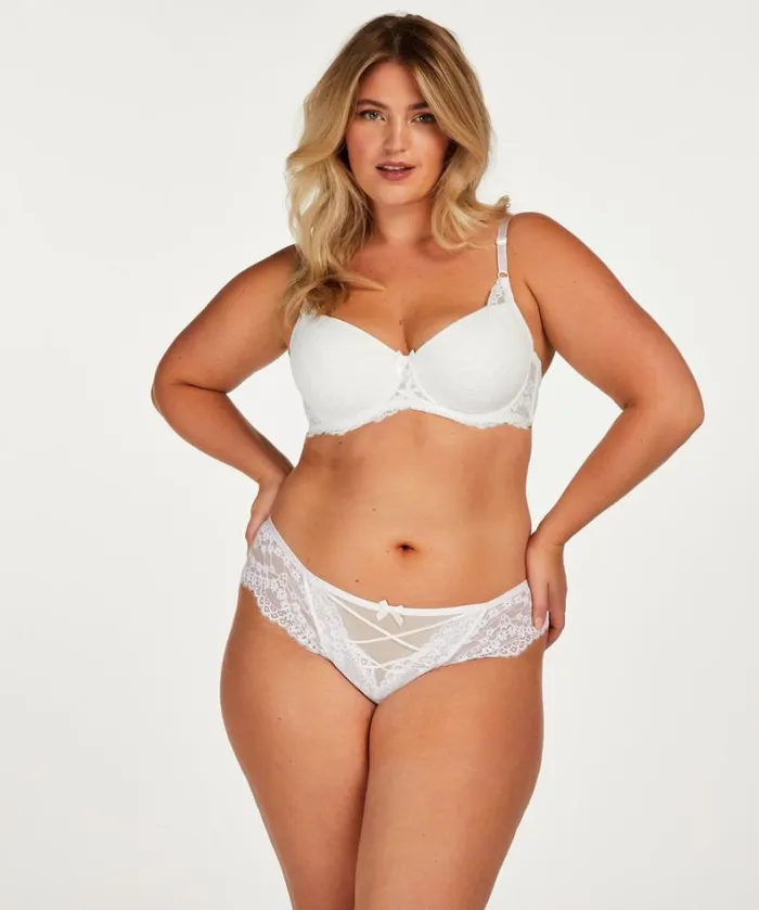 Hunkemller Padded Underwired Bra Daisy 8211 White White 8211 Women Hunkemller Padded Underwired Bra Daisy 8211 White White 8211 Women