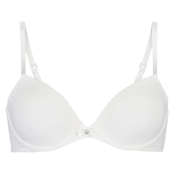 Hunkemller Plunge Padded Underwired Bra 8211 White White 8211 Women Hunkemller Plunge Padded Underwired Bra 8211 White White 8211 Women