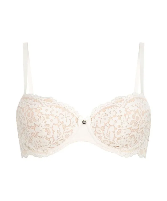 Hunkemller Rose Padded Underwired Bra 8211 White White 8211 Women Hunkemller Rose Padded Underwired Bra 8211 White White 8211 Women