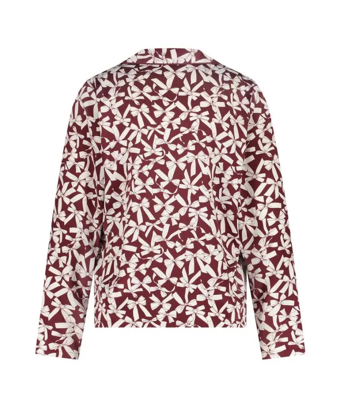 Hunkemller Satin LongSleeved Jacket 8211 Red Red 8211 Women Hunkemller Satin LongSleeved Jacket 8211 Red Red 8211 Women