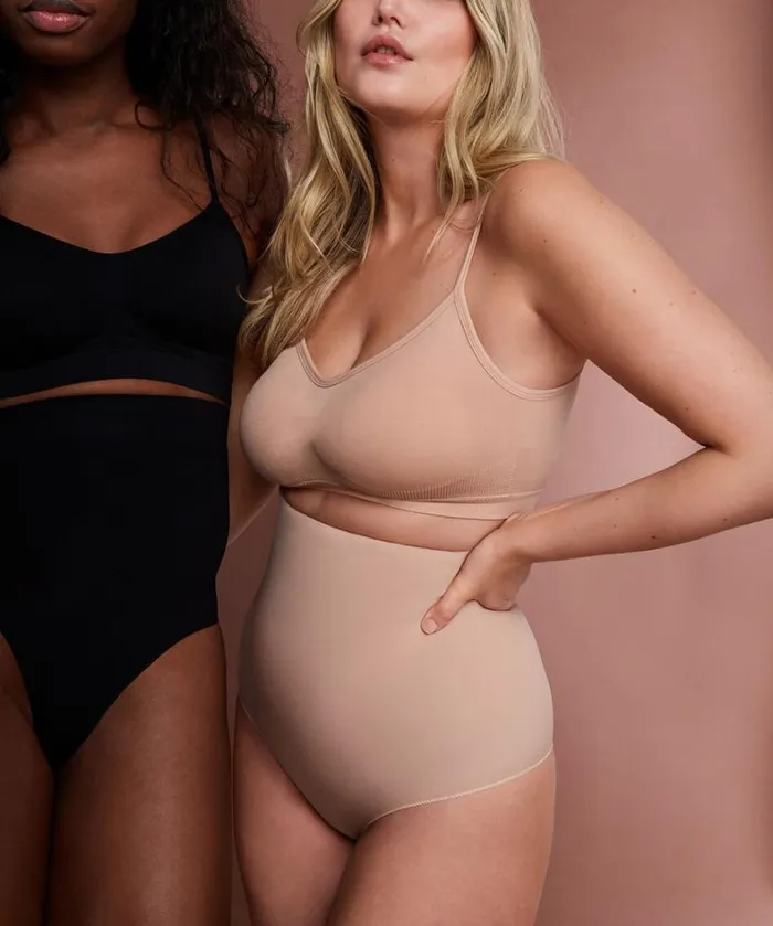 Hunkemller Seamless Enhancing High Waisted Knickers 8211 Beige Beige 8211 Women
