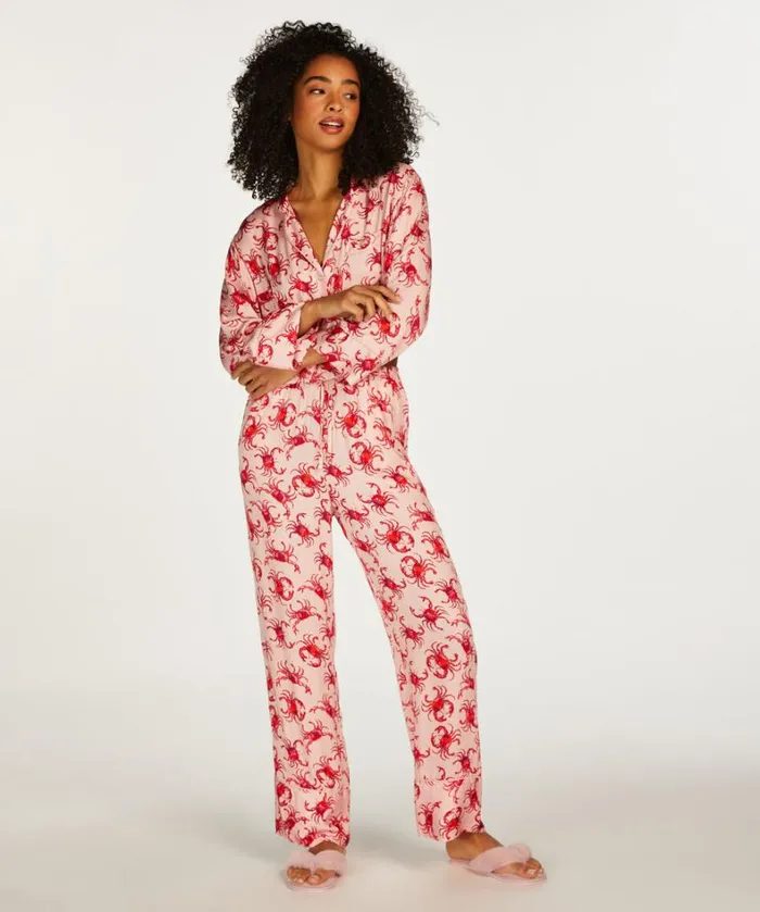 Hunkemller Springbreakers Woven Pyjama Bottoms 8211 Pink Pink 8211 Women Hunkemller Springbreakers Woven Pyjama Bottoms 8211 Pink Pink 8211 Women