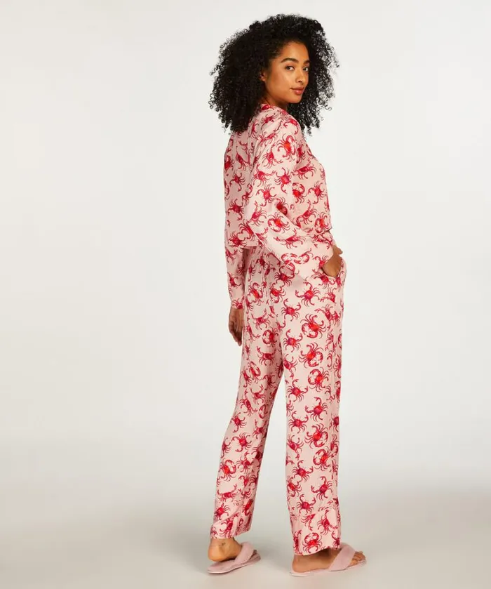 Hunkemller Springbreakers Woven Pyjama Bottoms 8211 Pink Pink 8211 Women Hunkemller Springbreakers Woven Pyjama Bottoms 8211 Pink Pink 8211 Women