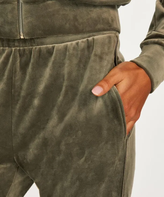 Hunkemller Velours Jogging Pants 8211 Green Green 8211 Women Hunkemller Velours Jogging Pants 8211 Green Green 8211 Women