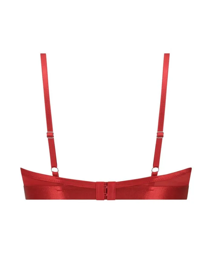 Hunkemller Violet Padded Underwired Bra 8211 Red 8211 Women Hunkemller Violet Padded Underwired Bra 8211 Red 8211 Women