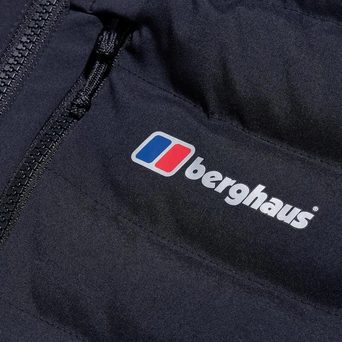 Insulated Men Berghaus Theran Hybrid Hooded Jacket 8211 Black