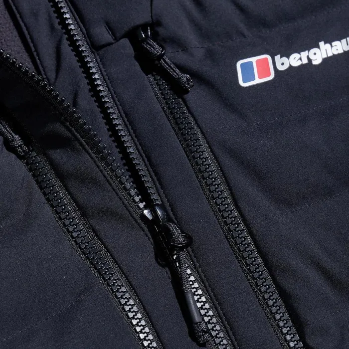 Insulated Men Berghaus Theran Hybrid Hooded Jacket 8211 Black