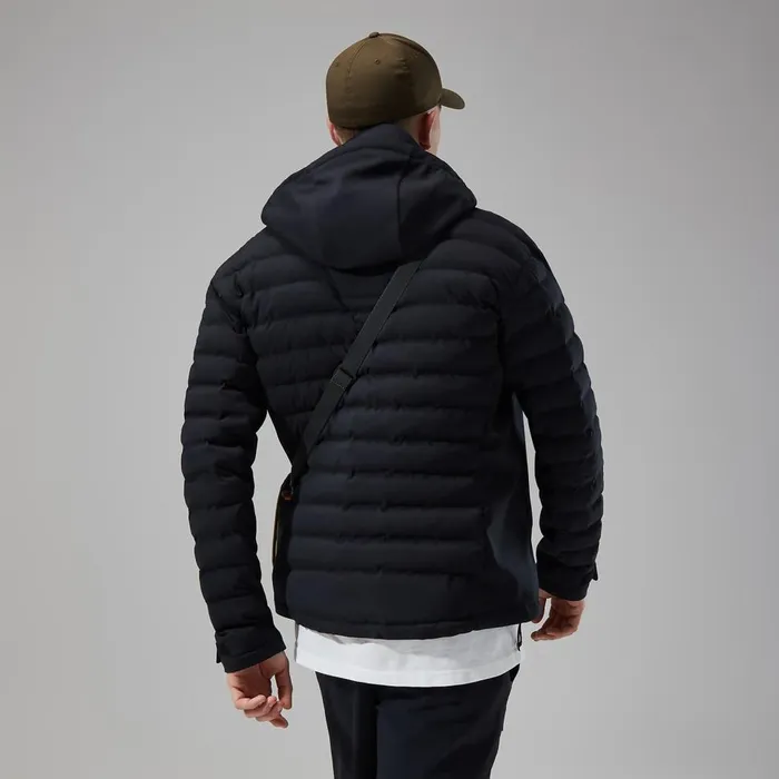 Insulated Men Berghaus Theran Hybrid Hooded Jacket 8211 Black