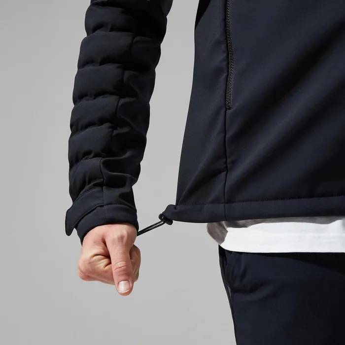 Insulated Men Berghaus Theran Hybrid Hooded Jacket 8211 Black