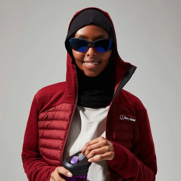 Insulated Women Berghaus Nula Hybrid Jacket 8211 Dark Red