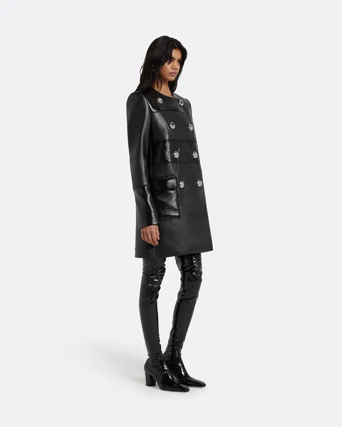 Jackets and Coats Safiyaa Women Nicolina Black Jacket Black