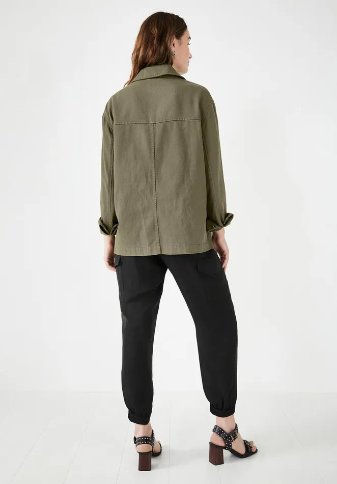 Jackets and Coats Women Hush Reid Cargo Jacket Khaki