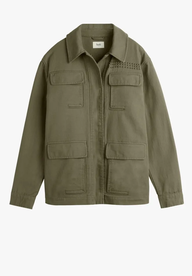 Jackets and Coats Women Hush Reid Cargo Jacket Khaki