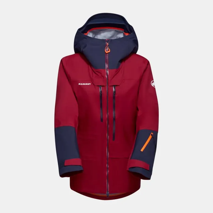 Jackets and Vests Women Mammut Haldigrat Air HS Hooded Jacket Blood Redmarine