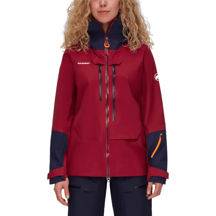 Jackets and Vests Women Mammut Haldigrat Air HS Hooded Jacket Blood Redmarine Jackets and Vests Women Mammut Haldigrat Air HS Hooded Jacket Blood Redmarine