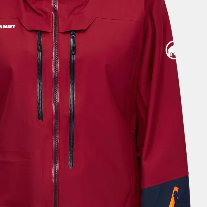 Jackets and Vests Women Mammut Haldigrat Air HS Hooded Jacket Blood Redmarine Jackets and Vests Women Mammut Haldigrat Air HS Hooded Jacket Blood Redmarine