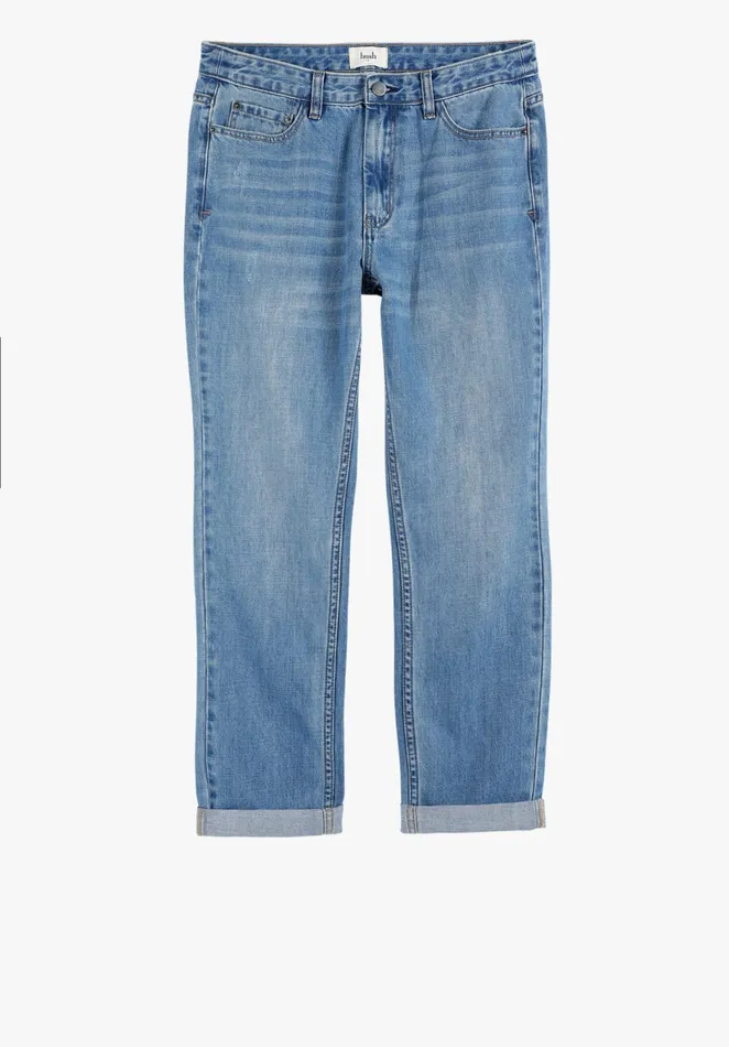 Jeans Women Hush Boyfriend Jeans Mid Authentic Blue