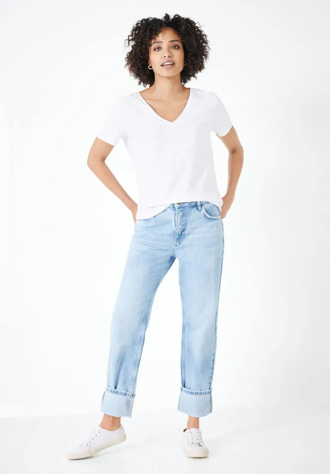 Jeans Women Hush Ruby Straight Leg Jeans Authentic Light Wash
