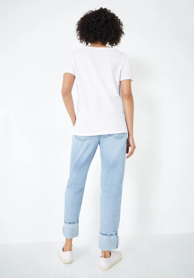 Jeans Women Hush Ruby Straight Leg Jeans Authentic Light Wash