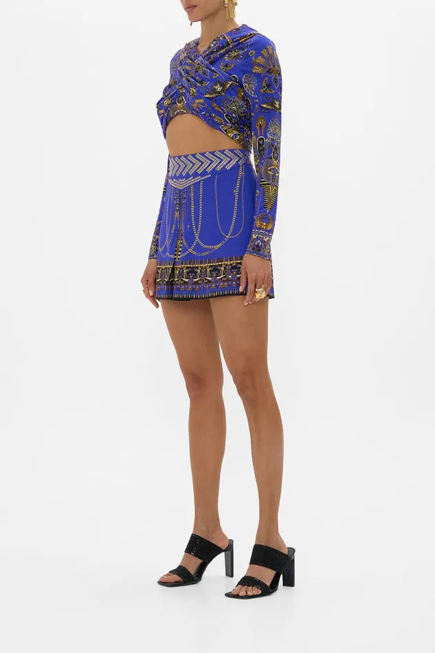 JERSEY DRAPE HOOD TOP MY FAIR PHARAOH My Fair Pharaoh Womens Camilla Long Sleeve Tops
