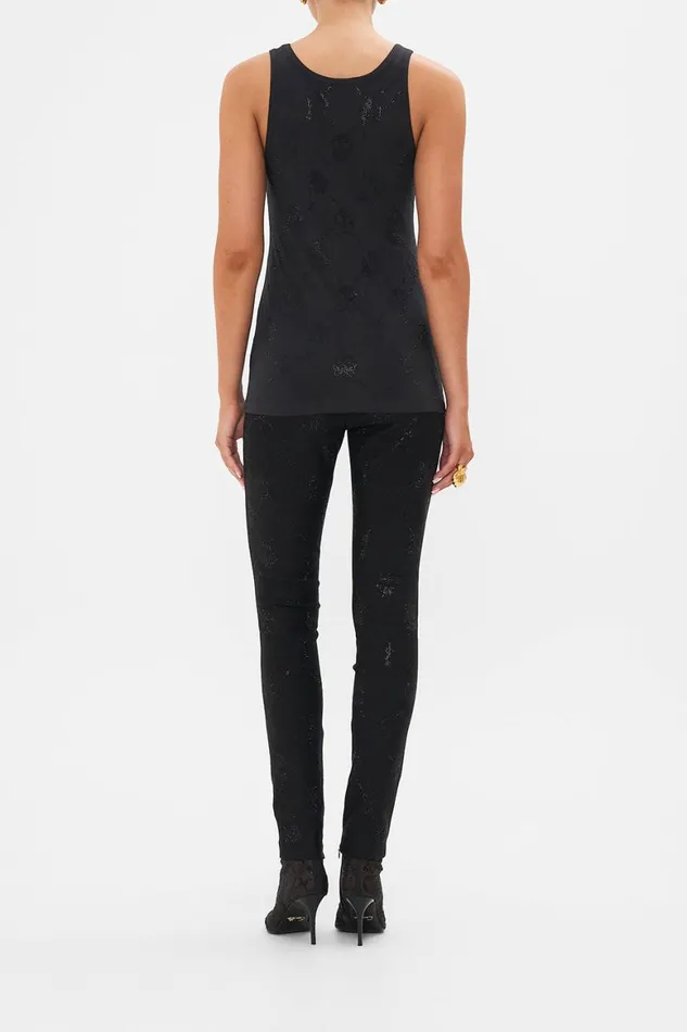 JERSEY SCOOP NECK TANK TOP AMSTERGLAM Amsterglam Womens Camilla Cami Tops