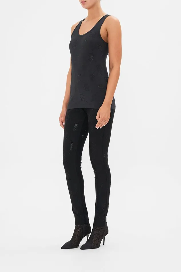 JERSEY SCOOP NECK TANK TOP AMSTERGLAM Amsterglam Womens Camilla Cami Tops