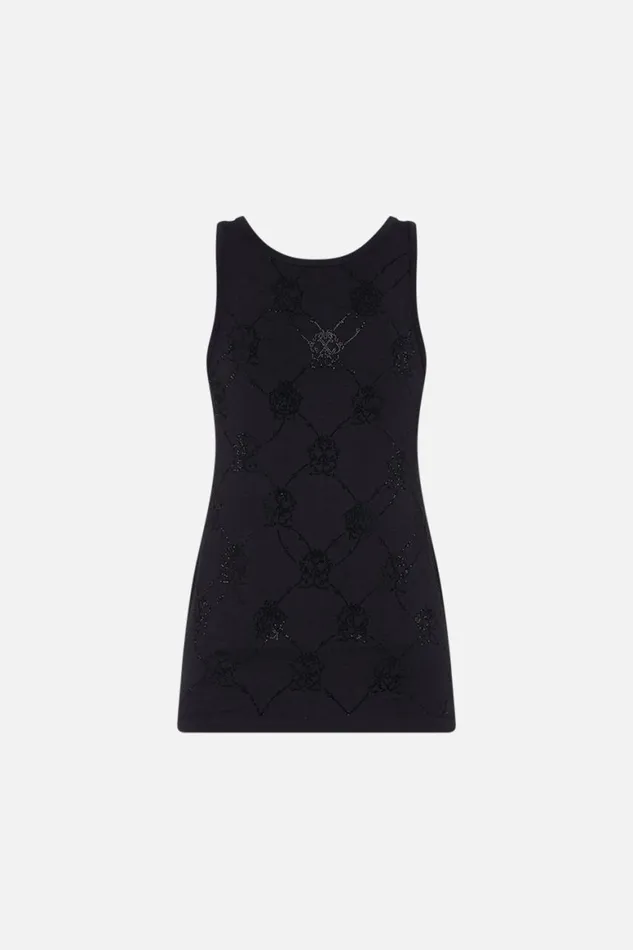 JERSEY SCOOP NECK TANK TOP AMSTERGLAM Amsterglam Womens Camilla Cami Tops