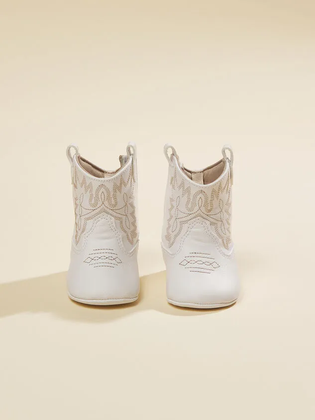 Jesse Baby Cowboy Boots White GirlBoy Altar039d State Shoes