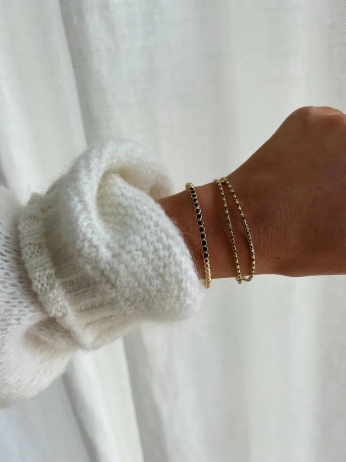 Jewelry and Accessories Bracelets Easy Clothes Black And Gold Riles Bracelet Black and Gold Jewelry and Accessories Bracelets Easy Clothes Black And Gold Riles Bracelet Black and Gold