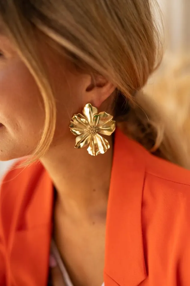Jewelry and Accessories Earrings Easy Clothes Golden Herma Earrings