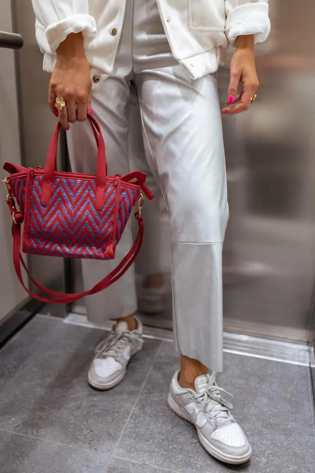 Jewelry and Accessories Handbags Easy Clothes Red And Blue Alfy Bag