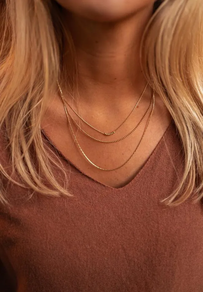 Jewelry and Accessories Necklaces Easy Clothes Golden Enoha Necklace