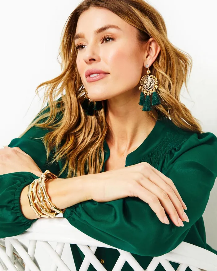 Jewelry WomenHome and Gifts Lilly Pulitzer Sea Dreamer Earrings Evergreen Jewelry WomenHome and Gifts Lilly Pulitzer Sea Dreamer Earrings Evergreen