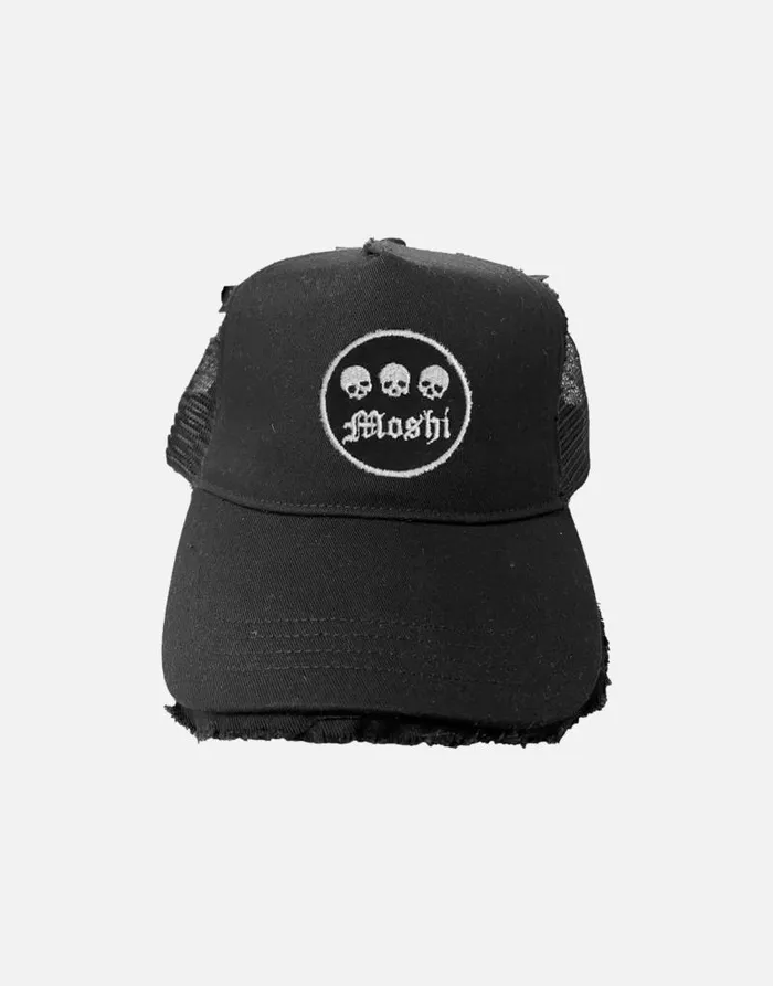 Jilly Moshi Skull Patch Black Women Lauren Moshi Hats