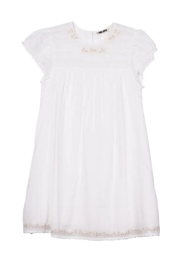 Joelle Cap Sleeved Cotton Mini Dress Women Ciao Lucia Mini Dresses