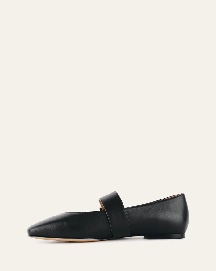 jomercer BALLET Women Sarah casual flats black leather jomercer BALLET Women Sarah casual flats black leather