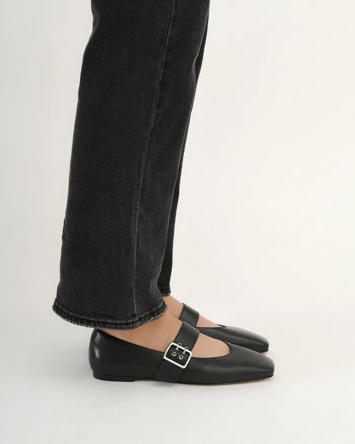 jomercer BALLET Women Sarah casual flats black leather jomercer BALLET Women Sarah casual flats black leather