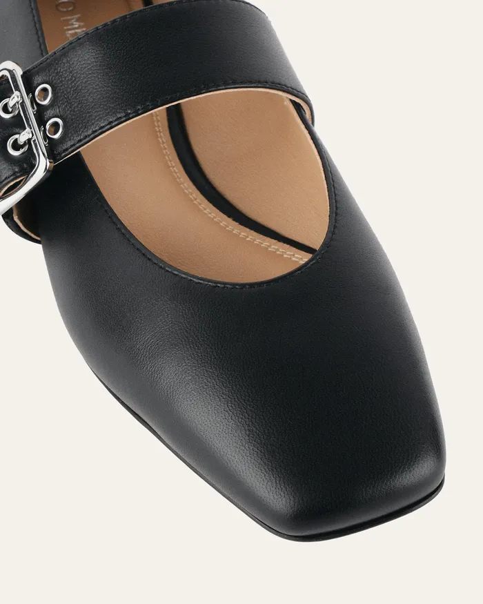 jomercer BALLET Women Sarah casual flats black leather jomercer BALLET Women Sarah casual flats black leather