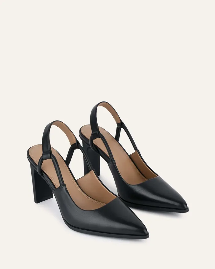 jomercer HIGH HEELS Women Viva high heels black leather jomercer HIGH HEELS Women Viva high heels black leather