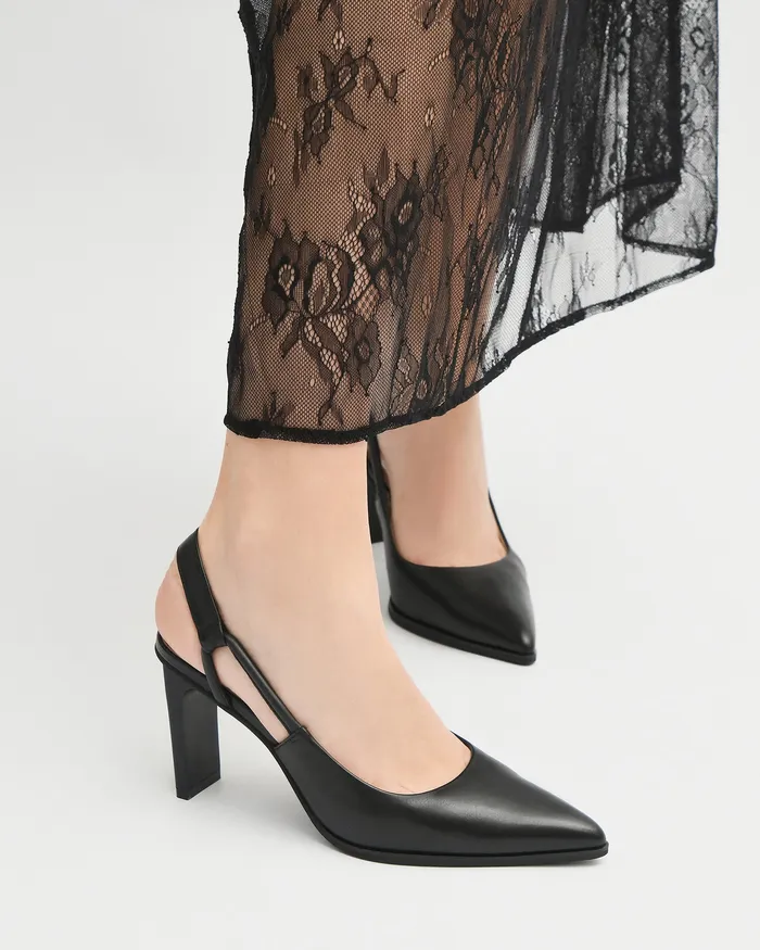 jomercer HIGH HEELS Women Viva high heels black leather jomercer HIGH HEELS Women Viva high heels black leather
